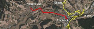 N15: Barrage de la route nationale entre Ettelbruck et Niederfeulen