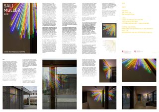 Oeuvre d’art de l’artiste Sali Muller, The Sun, Lycée Technique du Centre à Luxembourg