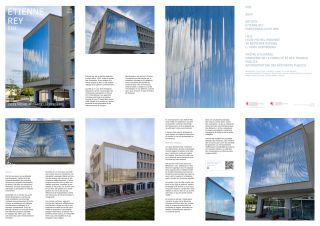 Oeuvre d’art de l'artiste Etienne Rey, Ciel, Lycée Michel-Rodange Luxembourg