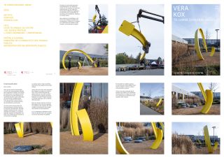 Oeuvre d’art de l’artiste Vera Kox, to lower grounds, above, Lycée Technique du Centre à Luxembourg