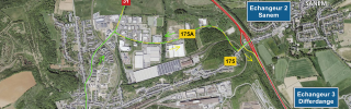 A13: Chantier entre l’échangeur Differdange et le rond-point Biff de l’autoroute (24-27.07.2026)