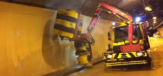 Campagne de maintenance et de nettoyage des tunnels autoroutiers