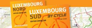 Luxembourg by cycle 2019/20 - nouveau set de 2 cartes des pistes cyclables