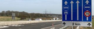 Ouverture du premier tronçon de l’autoroute A3 à 2x3 voies avec une voie dédiée au covoiturage/bus