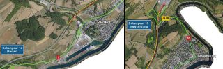 A1: Renouvellement de la couche de roulement entre l’échangeur Mertert et l’échangeur Wasserbillig (17-20.10.2025)