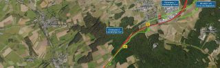 A4: Chantier entre la jonction Esch et la croix de Cessange (27-30.06.2025)