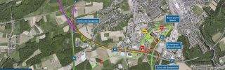 A6: Renouvellement de la couche de roulement entre la croix de Gasperich et la croix de Cessange (09-12.10.2026)