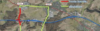 Travaux de réfection : barrage de la N13 entre Windhof et Garnich du 25 au 27 août 2025