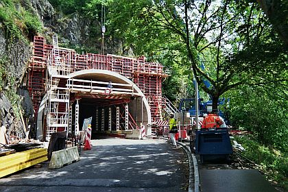 Remise en état du tunnel routier à Heiderscheidergrund