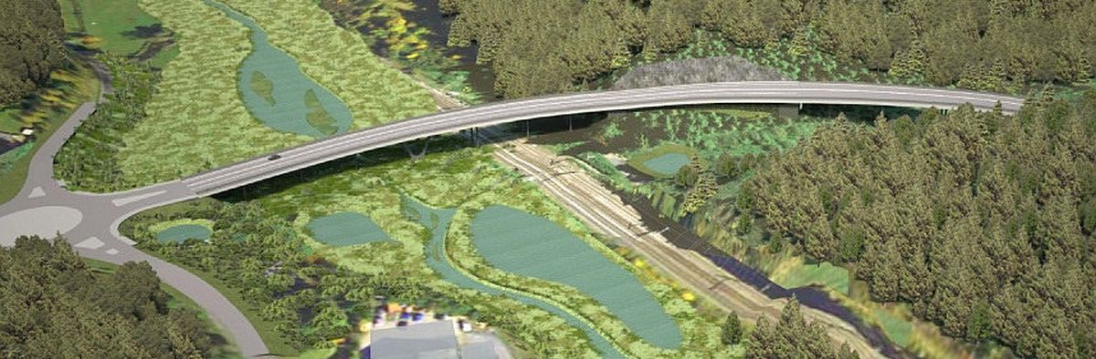 Viaduc Clerve - Vue aérienne