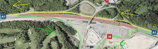 A1: Chantier sur l’échangeur Senningerberg de l’autoroute du vendredi 4 septembre 2026 vers 21h00 jusqu’au lundi 7 septembre 2026 vers 5h00.